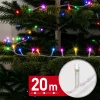 Phenom 20 m színes 400 LED fényfüzér, átlátszó kábellel, 100-240V, 6W