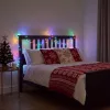 Phenom színes 600 LED fényfüzér, 30 m, 220-240V, 6W, átlátszó kábellel