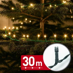   Phenom melegfehér fényfüzér 30 m 600 LED zöld kábellel 220-240V 6W