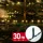 Phenom melegfehér fényfüzér 30 m 600 LED zöld kábellel 220-240V 6W