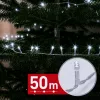 Phenom 50 m-es hidegfehér fényfüzér 1000 LED-del, átlátszó kábellel