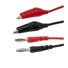   Maxwell-Digital Műszerzsinór pár - krokodil csipesz - banán dugó - 93 cm