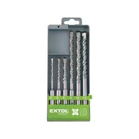   EXTOL CRAFT betonfúró klt. SDS PLUS, 6db; 110mm 5,6,8, 160mm 8,10,12, műanyag tartóban