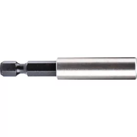   FORTUM bittartó szár, 1/4', 60mm; rozsdamentes acél, mágneses, bliszteren