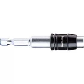   FORTUM bittartó szár, 1/4", 60mm; CV. Quick-Lock gyorskioldó, mágneses, bliszteren