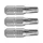 FORTUM behajtóhegy TORX, 3 db, S2 acél; T 30×25mm, bliszteren