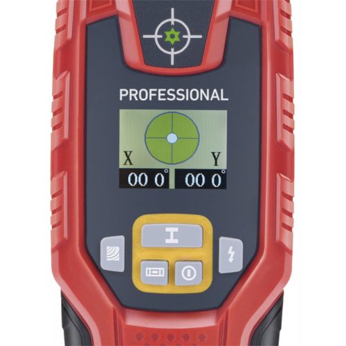 EXTOL PREMIUM digitális detektor, rejtett fém (vas, réz, alu) és fa tárgyak, illetve feszültség alatti vezeték keresésére, LCD k