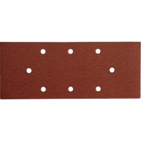  EXTOL PREMIUM csiszolópapír, lyukas klt. 10db, 93×230 mm, 8 db lyukkal, P60, 407114, 407115-höz