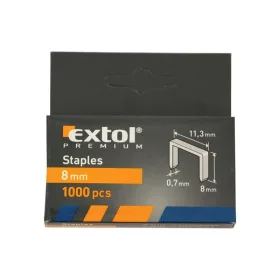   EXTOL PREMIUM tűzőgépkapocs (11,3×0,52×0,7); 6mm, 1000db
