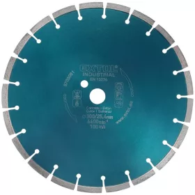   EXTOL INDUSTRIAL gyémántvágó BETON-ra, ipari korong, szegmenses; 400×25,4mm, száraz és vizes vágásra