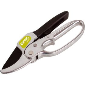   EXTOL CRAFT metszőolló racsnis 205mm, teflonos vágóél, aluminium test, gumírozott nyél