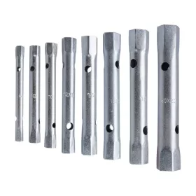   EXTOL PREMIUM csőkulcs klt., 10db (8 csőkulcs+2 hajtóvas), CrV., 6-22mm (6×7;8×9;10×11;12×13;14×15; 16×17;18×19;20×22)