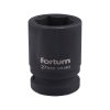 FORTUM gépi (impakt) dugófej 3/4', 27mm, L 52 mm, feketített, FORTUM