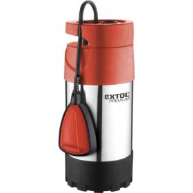   EXTOL PRMIUM búvárszivattyú tiszta vízhez, úszókapcsolóval, 1000W, INOX ház, szállító teljesítmény: 5,5m3/h, max. száll.40m