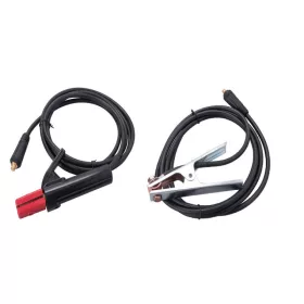   EXTOL INDUSTRIAL munkakábel elektródafogóval + földelőkábel csipesszel, 8796011 inverterhez, 160 A, 3 m, 16 mm2, MMA hegesztéshe