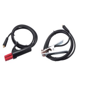   EXTOL INDUSTRIAL munkakábel elektródafogóval + földelőkábel csipesszel, 8796012 inverterhez, 200 A, 3 m, 25 mm2, MMA hegesztéshe