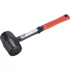   EXTOL PREMIUM gumikalapács üvegszálas nyéllel, fekete gumi ; 50 mm, 0,28 kg