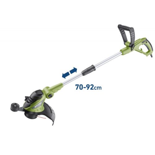 EXTOL CRAFT fűszegélynyíró gép elektromos 550W, teleszkópos nyél: 70-92 cm, 30cm átmérő, 10.000 ford/perc, papír doboz