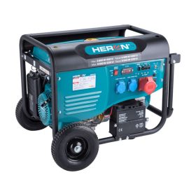   HERON Heron, benzinmotoros áramfejlesztő, max 6000 VA, háromfázisú, önindítós
