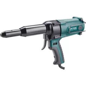   EXTOL INDUSTRIAL elektromos popszegecshúzó, 400W; ALU, réz, acél, INOX szegecsekhez, 3,2-4,0-4,8mm, 8000N, 22mm löket