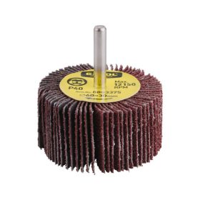   EXTOL PREMIUM lamellás csiszoló, csapos, 6 mm befogás, Alu-Oxid, 60×30mm; P100, max.: 12.150 ford./perc