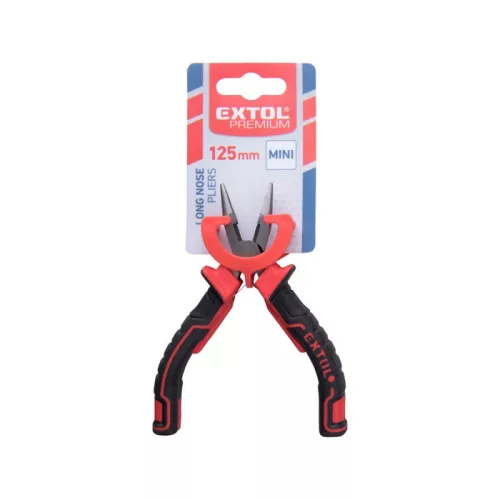 EXTOL PREMIUM rádiós fogó, mini; 125 mm, kétszínű műanyag nyél, rugós
