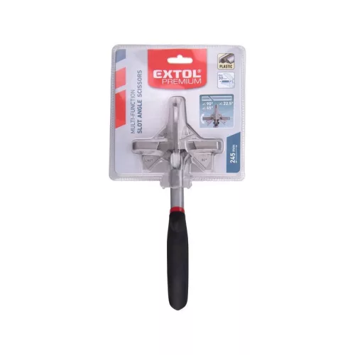 EXTOL PREMIUM profildaraboló olló, műanyag idomok, csövek vágásához, max 30 mm vastagságig, 245 mm