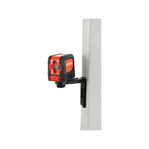 EXTOL PREMIUM automatikus lézeres vízszintező, ZÖLD, 1H1V (1 horizontális+1 vertikális) pontosság:0,3mm/1m, 1/4 menetes