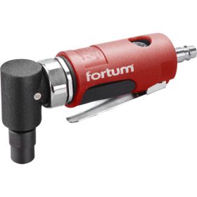   FORTUM pneumatikus furatköszörű, derékszögű, 125 mm,1/4'; (6 és 3 mm bef), 20.000 1/min, 127 l/min, 6,3 Bar, 1/4' csatl., 0,5kg