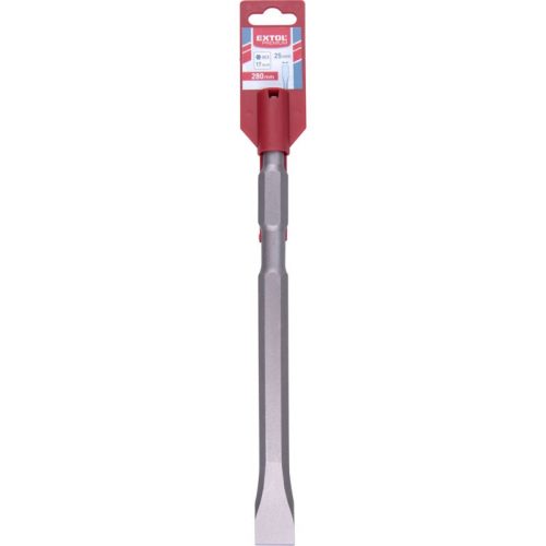 EXTOL PREMIUM betonvéső lapos, HEX; 280/25mm, (szár átm:17 mm)