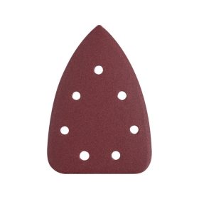   EXTOL PREMIUM delta csiszolópapír, lyukas klt. 10db, 100×140 mm; 7 db lyukkal, P100, 8891844 csiszológéphez