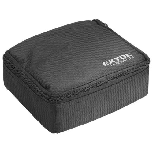 EXTOL PRMIUM automatikus lézeres vízszintező, ZÖLD, 1D1V (1×360°+1V) pontosság: 0,3mm/1m, 1/4 menet