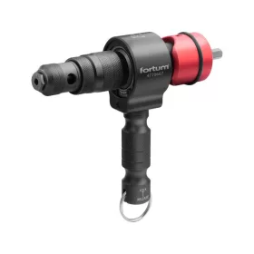  FORTUM adapter klt. fúrógéphez, 2 az 1-ben, popszegecsekhez és POP-NUT szegecsanyákhoz, 15 db, FORTUM