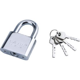   EXTOL PREMIUM lakat, vas, nikkel, 4db kulcs; 60mm, edzett acél kengyel, szárátmérő: 11mm