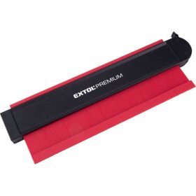   EXTOL PREMIUM profilmásoló (formaátjelölő, konturmásoló) sablon, 256 mm, mágneses