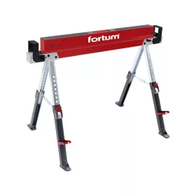   FORTUM asztalosbak/fűrészbak állítható, összecsukható; 615 - 820 mm, max. terhelés: 590 kg, saját tömeg: 13 kg