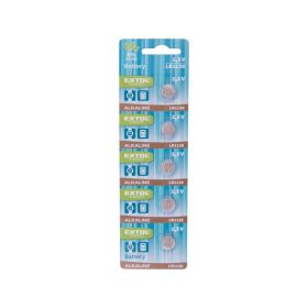   EXTOL ENERGY gombelem klt. 5 db, alkáli, 1,5V, méret: (LR1130); hosszú étettartam, bliszteren