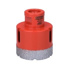   EXTOL PREMIUM körkivágó csempére, gyémánt vágóél; 50mm × M14, sarokcsiszolóba fogható