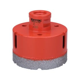   EXTOL PREMIUM körkivágó csempére, gyémánt vágóél; 75mm × M14, sarokcsiszolóba fogható