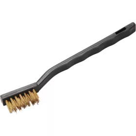   EXTOL CRAFT kis sárgaréz kefe, 3 soros, 175mm, sárgaréz hullámos huzal, PP fogantyú