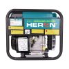 HERON benzin-gázmotoros áramfejlesztő, 3,7 kVA, 230V, 1 fázisú, inverteres