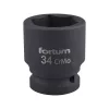 FORTUM gépi (impakt) dugófej 3/4', 34mm, L 57 mm, feketített, FORTUM