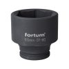 FORTUM gépi (impakt) dugófej 3/4', 65mm, L 80 mm, feketített, FORTUM