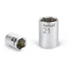 FORTUM 1/2" 30mm dugófej, 61CrV5, mattkróm, 44mm hosszú