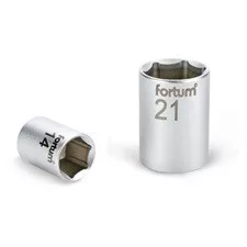 FORTUM 1/2" 30mm dugófej, 61CrV5, mattkróm, 44mm hosszú