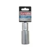 FORTUM hosszított dugófej 1/2", 24mm, 61CrV5, mattkróm, 77mm