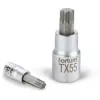 FORTUM 1/2" Torx bitdugófej TX50, 55mm, mattkróm