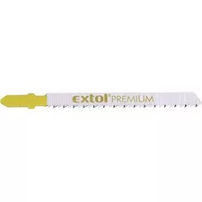 EXTOL PREMIUM dekopírlap, 5db, Bosch befogás, HCS, 75×8×1,5mm, hosszú egyenes vágáshoz