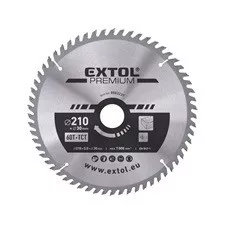 EXTOL PREMIUM keményfémlapkás körfűrészlap 140×16mm T30 2,8mm max. 9000 ford/perc