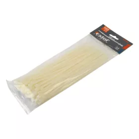   EXTOL PREMIUM kábelkötegelő 4,8×250mm 100db fehér nylon, UV-, sav- és lúgálló